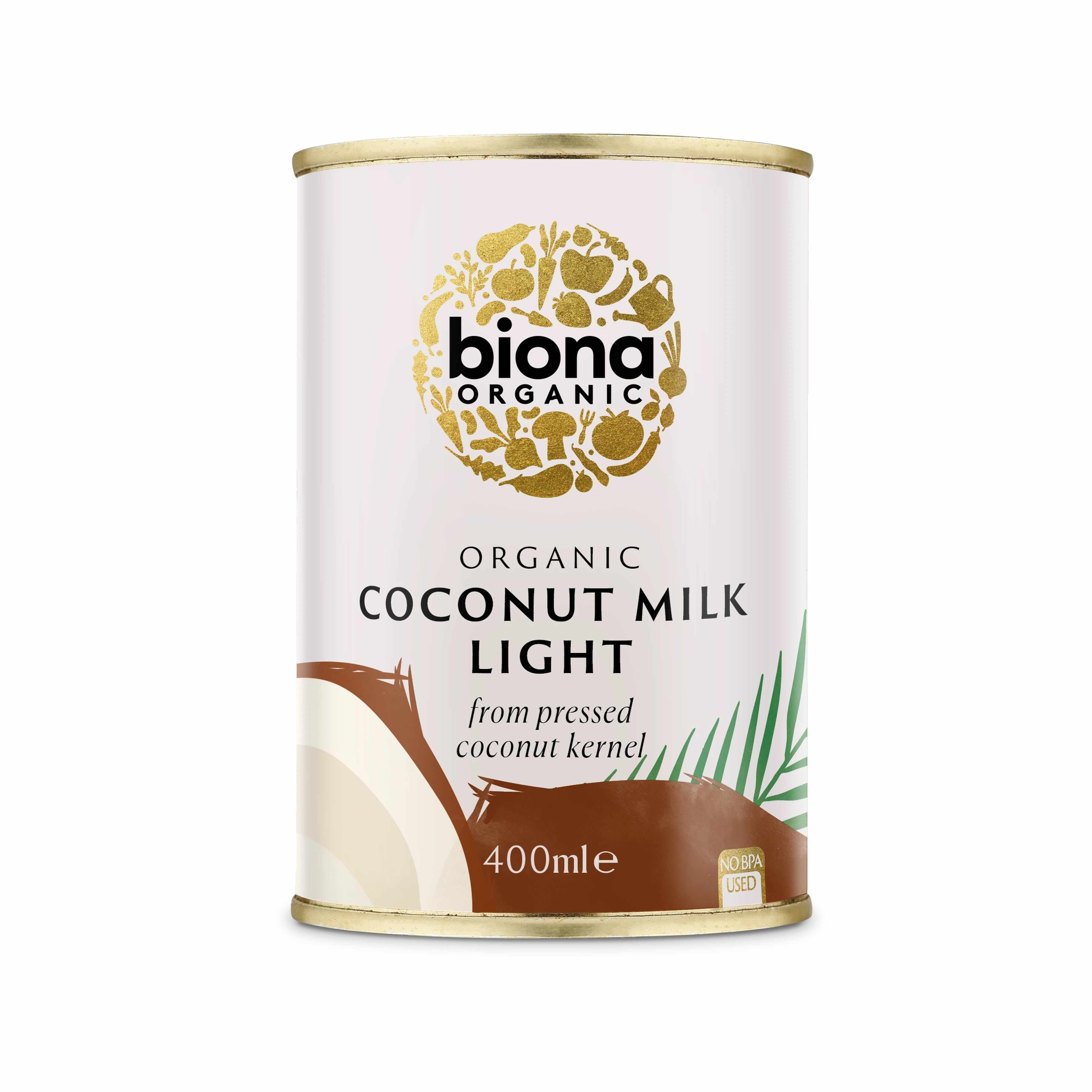 Lapte de cocos, eco, biona light, 400ml