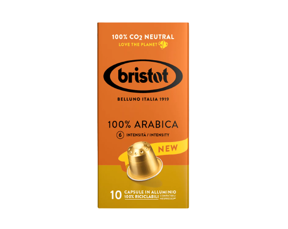 Bristot 100% Arabica 10 capsule compatibile Nespresso