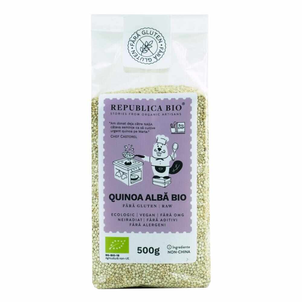 Quinoa alba bio fara gluten republica bio, 500g