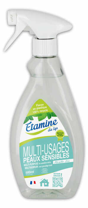 Spray BIO multifunctional potrivit pentru piele sensibila, parfum menta Etamine