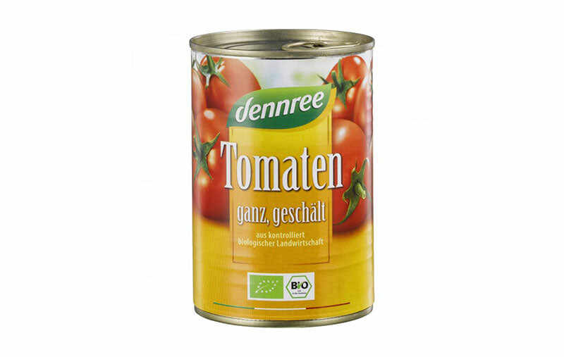 Tomate bio in doza , 400g, dennree