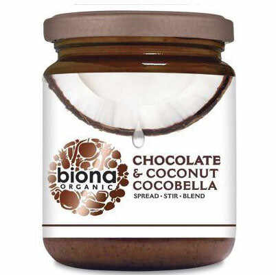 Unt de cocos cu ciocolata cocobella bio, 250g, biona