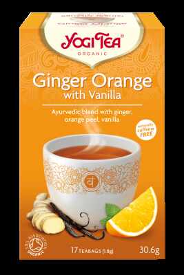Ceai de ghimbir portocala si vanilie 17pl ECO-BIO - Yogi Tea