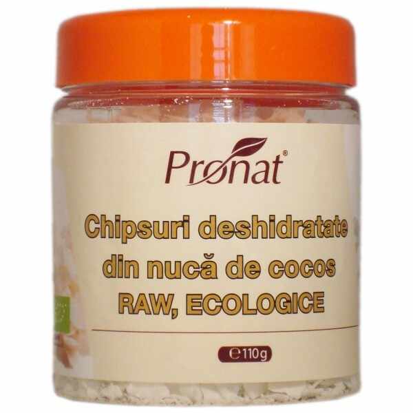 Fulgi (chips) de cocos RAW eco-bio 110g - PRONAT