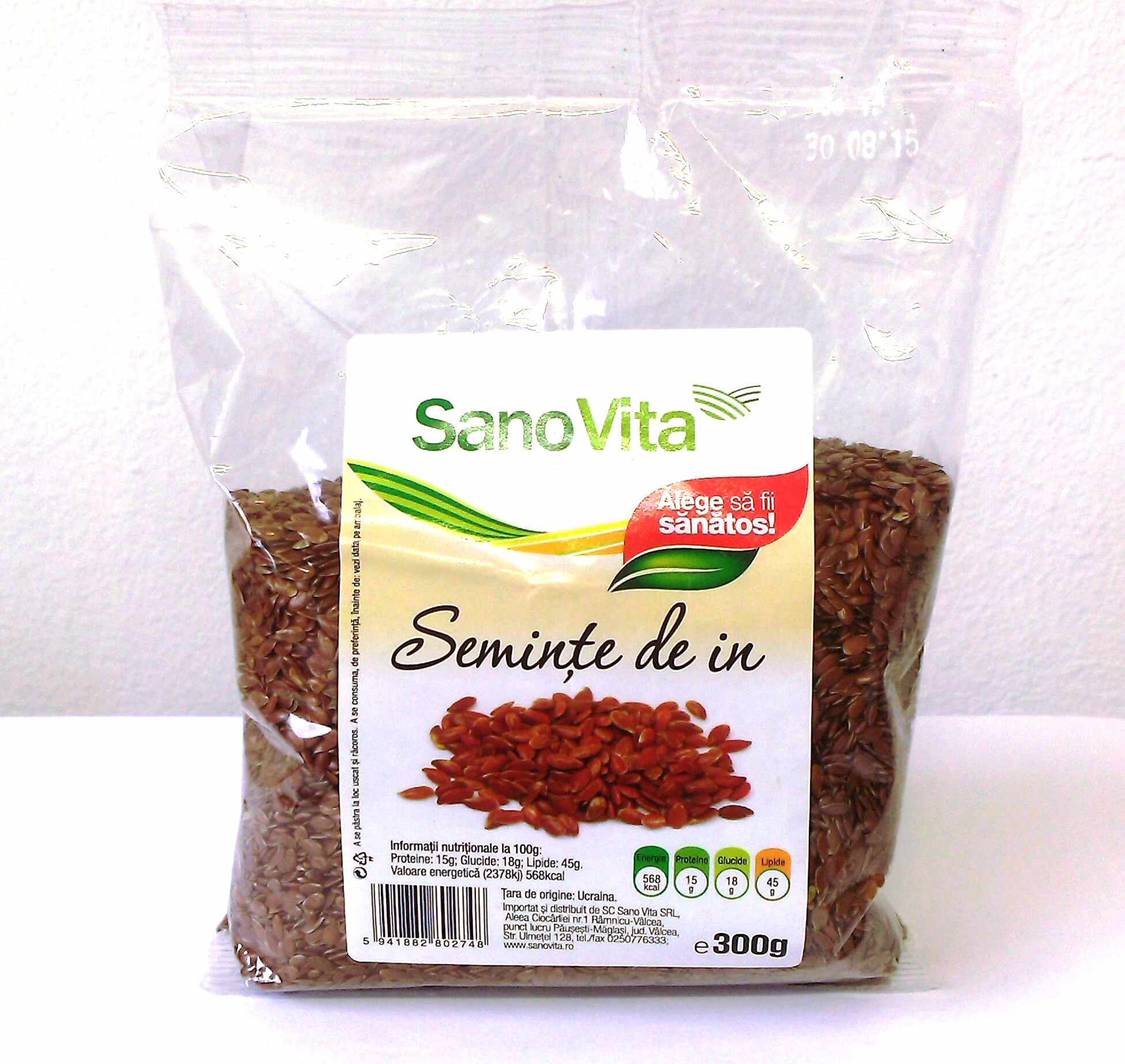 Seminte de in 300g - SANOVITA