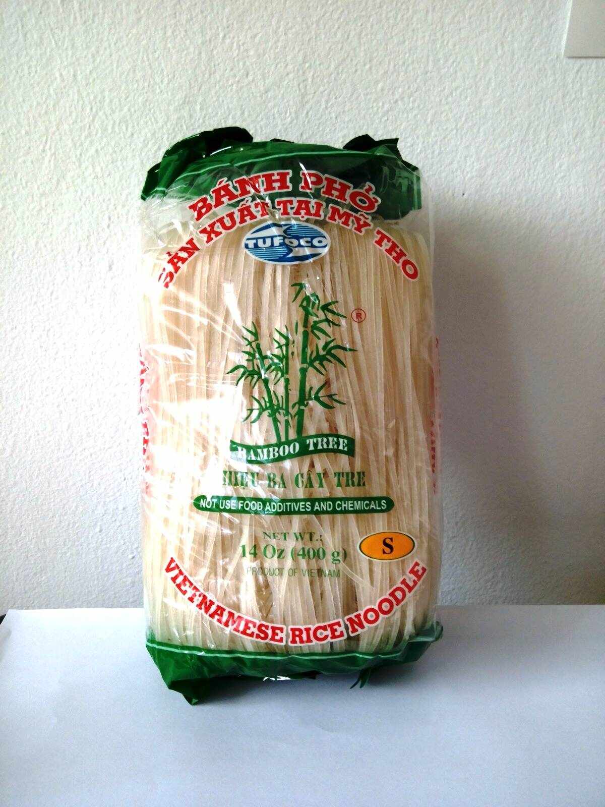 Taitei de orez subtiri S fara gluten 400g BAMBOO TREE