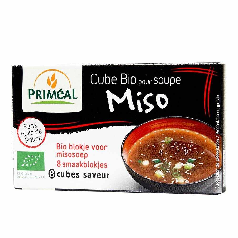 Cuburi Concentrat supa miso 8 x 9g - Primeal