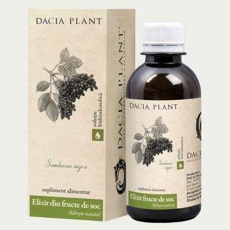 Elixir din fructe de soc 200ml - Dacia Plant
