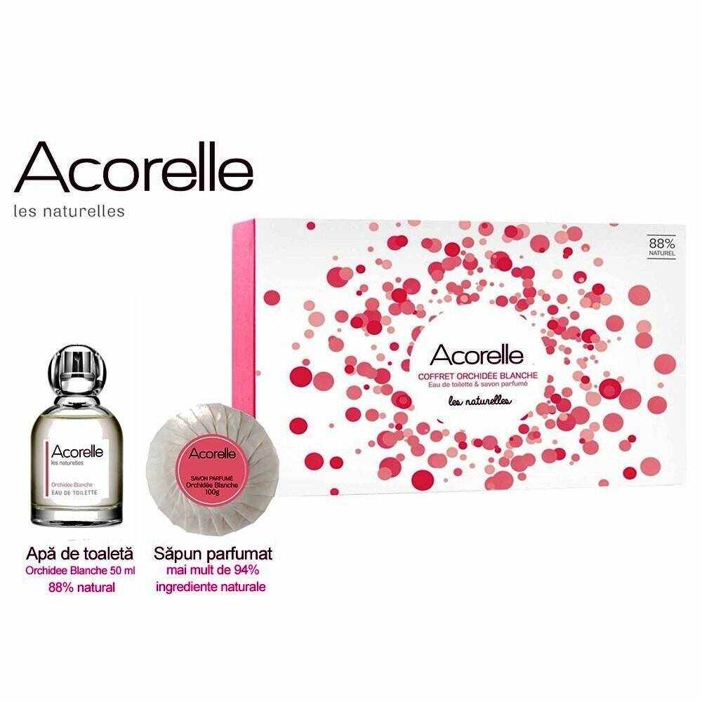 Set cadou ORCHIDEE BLANCHE Parfum 50ml + sapun 100g - Acorelle