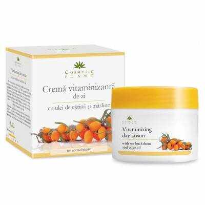 Crema vitaminizanta de zi cu ulei de catina si masline 50ml - Cosmetic plant