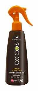 Emulsie plaja COCOS SPF 30 cu ulei de cocos bio 200 ml - Cosmetic plant