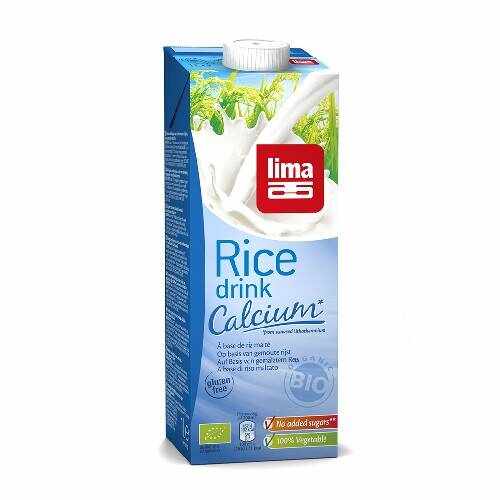 Lapte de orez cu calciu bio 1l - Lima