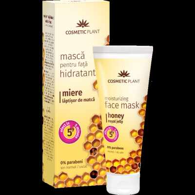 Masca hidratanta pentru fata cu miere si laptisor de matca 50ml - Cosmetic plant