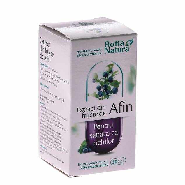 Afin Extract Fructe 30cps - Rotta Natura
