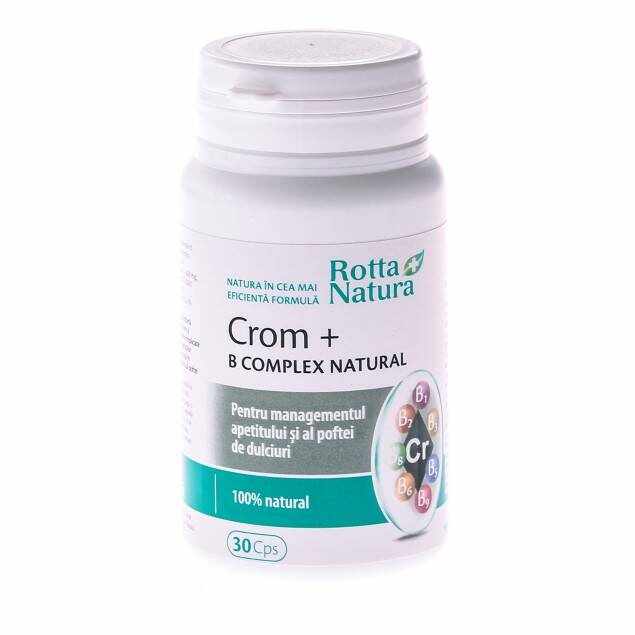 Crom + B-complex Natural 30cps -Rotta Natura