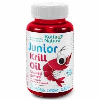 Krill Oil Junior 30 Jeleuri Gumate - Rotta Natura