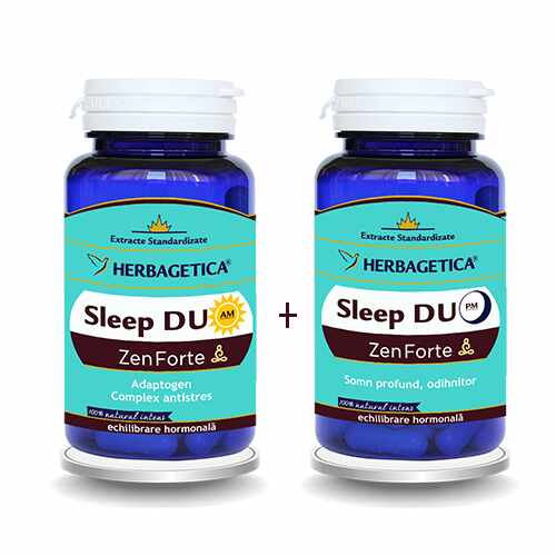 Sleep Duo AM/PM Zen Forte 60cps+60cps - Herbagetica