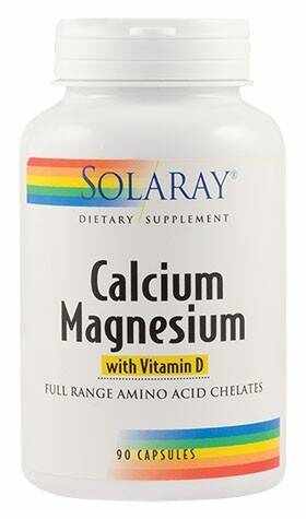 Calcium Magnesium with Vitamin D 90tb - Solaray - Secom