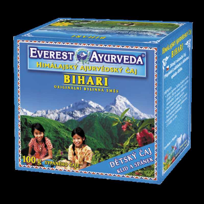Ceai ayurvedic somn linistit copii - BIHARI - 100g Everest Ayurveda