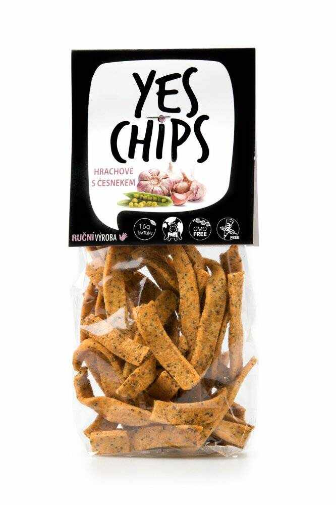 Chips vegan de naut si usturoi 80g - Yes Chips