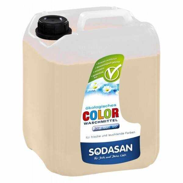 Detergent ecologic lichid pentru rufe albe si colorate 5L - SODASAN