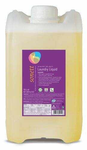 Detergent ecologic lichid pt. rufe albe si colorate cu lavanda 10L - Sonett