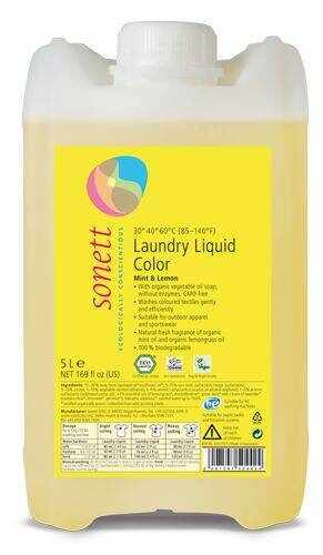Detergent ecologic lichid pt. rufe colorate 5L - Sonett