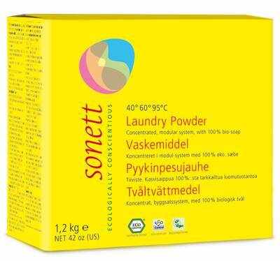 Detergent ecologic praf pt. rufe 1.2 kg - Sonett