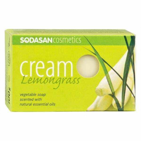 Sapun crema ecologic cu lemongrass 100gr - SODASAN