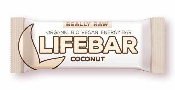 Baton cu nuca de cocos raw eco-bio 47g - Lifebar