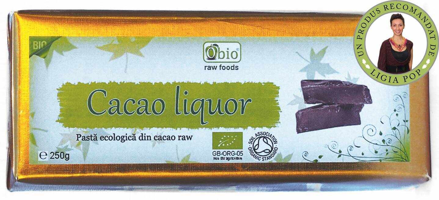 Cacao liquor - masa de cacao - raw eco-bio 250g - Obio