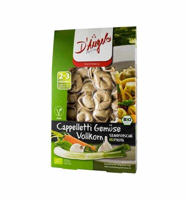 Cappelletti cu legume, eco-bio, 250g - D’angelo Pasta