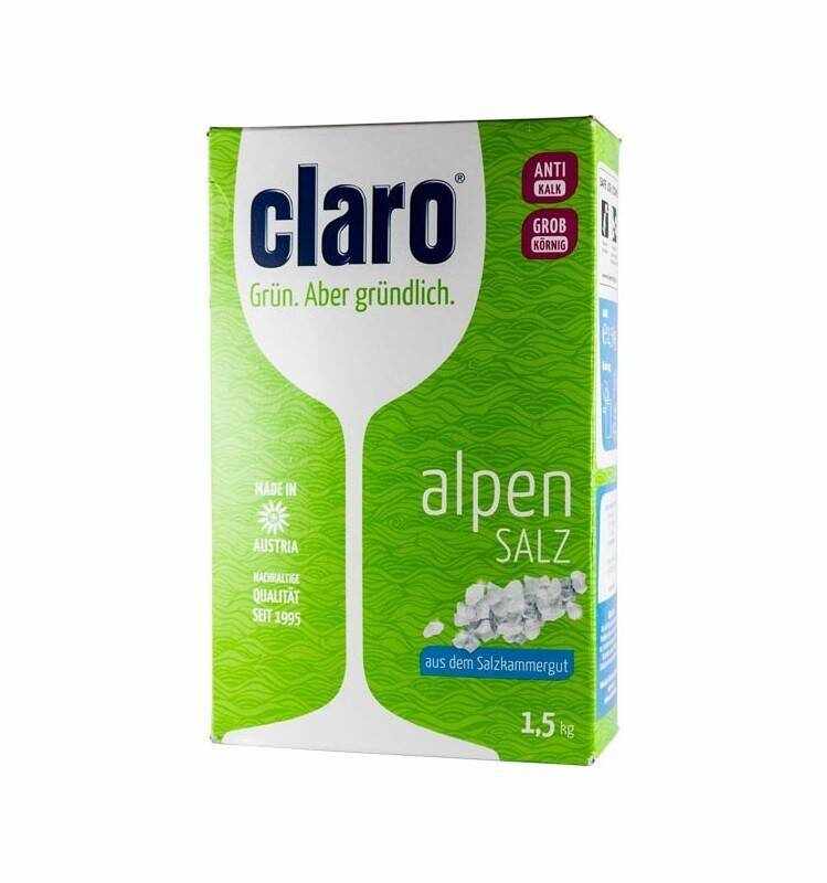 CLARO - Sare dedurizanta alpina 1,5kg - Claro