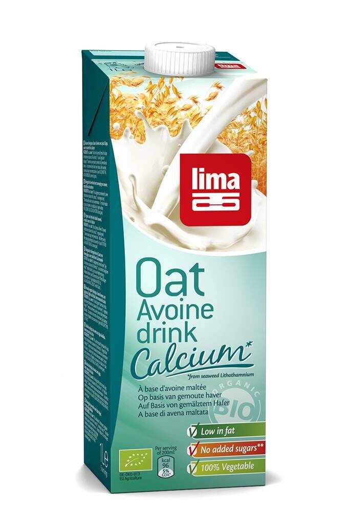 Lapte de ovaz cu calciu eco-bio 1L - Lima