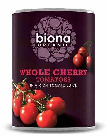 Rosii cherry la conserva eco-bio 400g - Biona