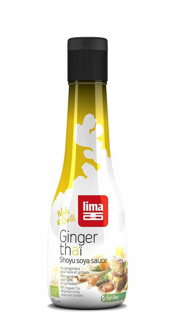 Sos de soia Shoyu Ginger Thai eco-bio 200ml - Lima