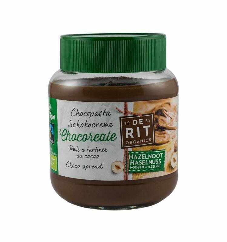 Chocoreale, crema de ciocolata cu alune - eco-bio 350g - De Rit