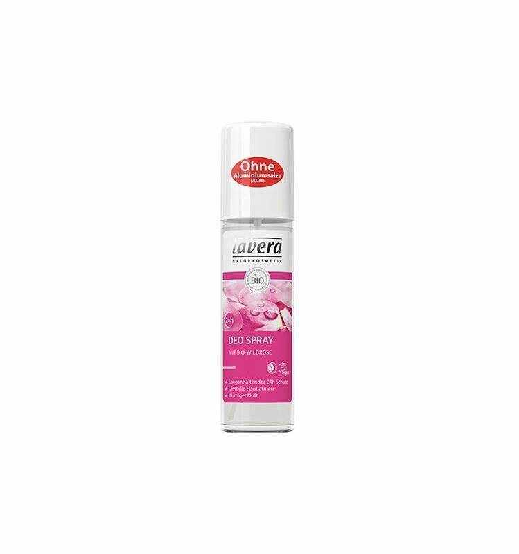 Deodorant spray cu trandafir salbatic, 75ml - Lavera