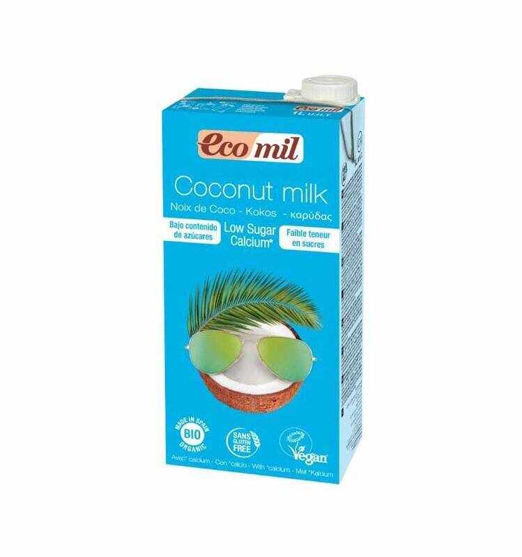 Lapte vegetal de cocos cu calciu - eco-bio 1l - Ecomil