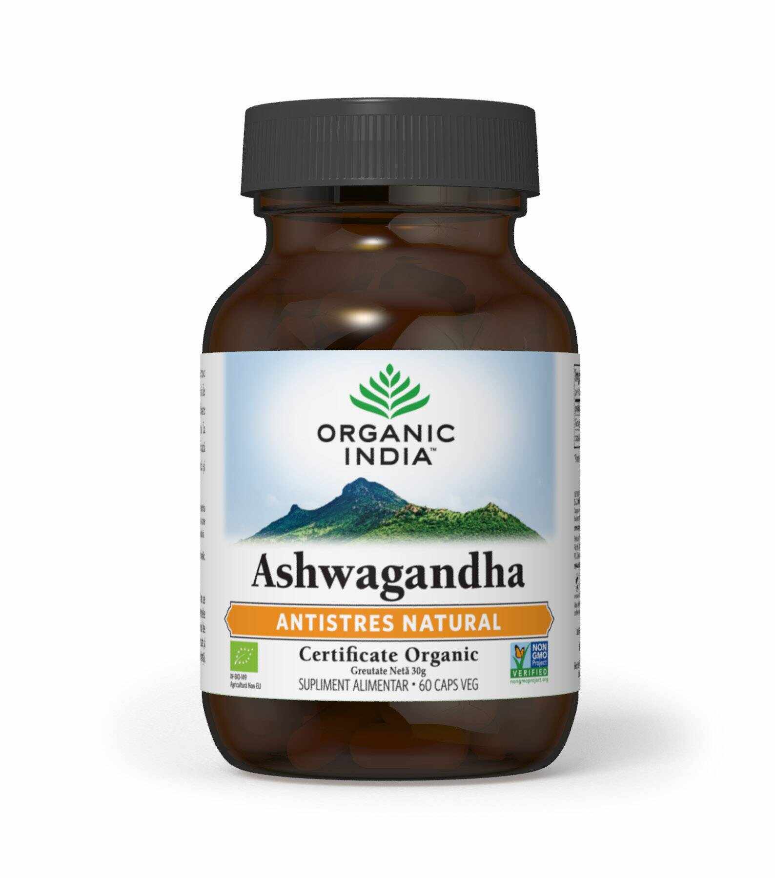 Ashwagandha - 60cps veg - ORGANIC INDIA