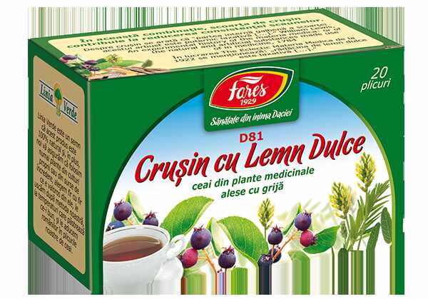 Ceai Crusin cu lemn dulce - D81 - 20pl - Fares