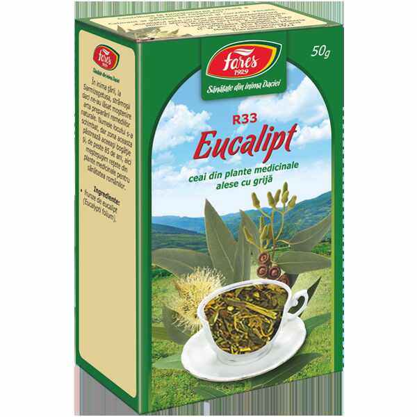 Ceai Eucalipt - frunze - R33 - 50g - Fares