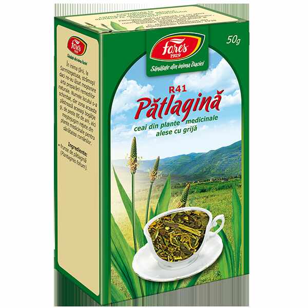 Ceai Patlagina - frunze - R41 - 50g - Fares