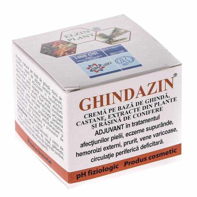 GHINDAZIN CREMA - GHINDA si CONIFERE 50ml - Elzin PLant