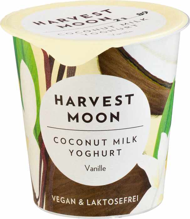Iaurt de cocos cu vanilie eco-bio 125g – Harvest Moon