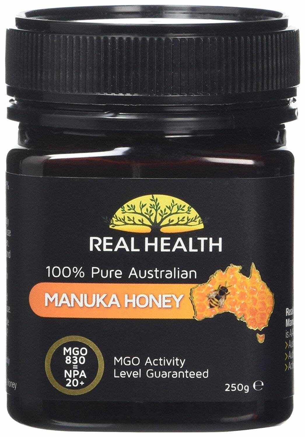 Miere de Manuka MGO 830, NPA 20+, 250g - Real Health