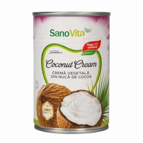 Crema vegetala din nuca de cocos 400ml - SANOVITA