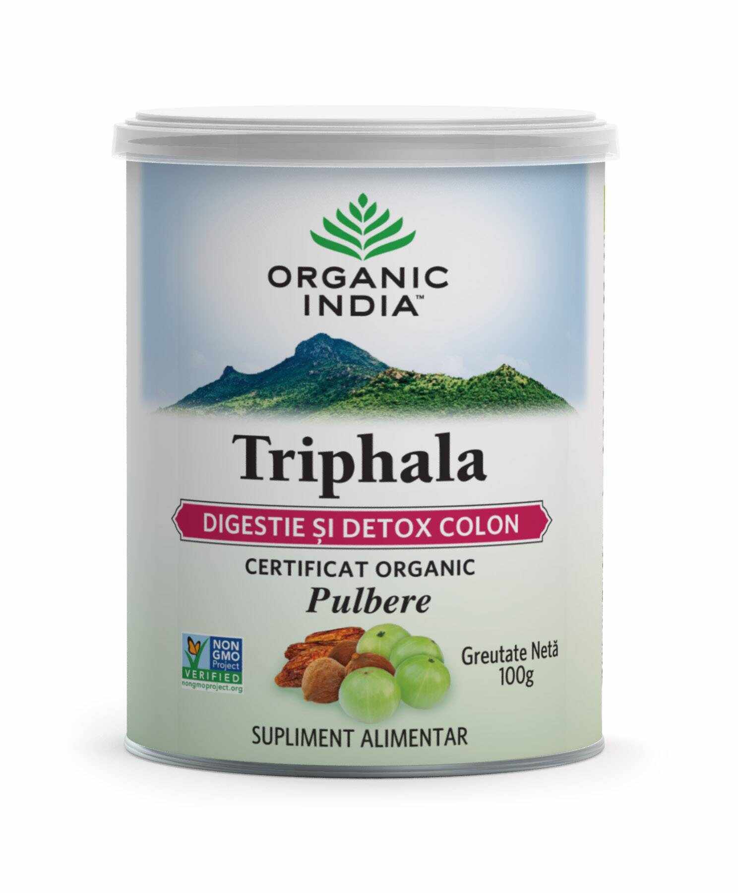 Triphala pulbere eco-bio - 100g - Organic India