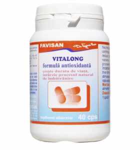 VITALONG formula antioxidanta 40cps, Favisan
