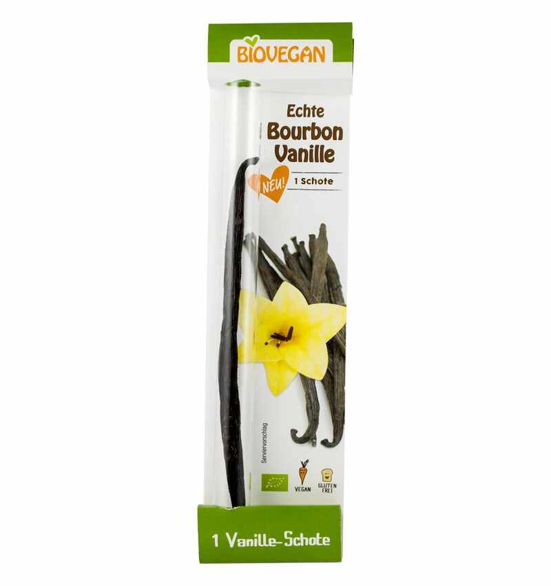 Baton de vanilie Bourbon, 1 buc, eco-bio BIOVEGAN